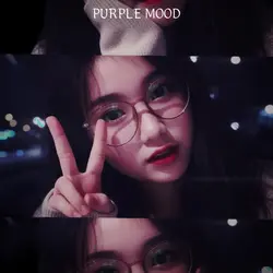 Three-Beat Purple Selfie