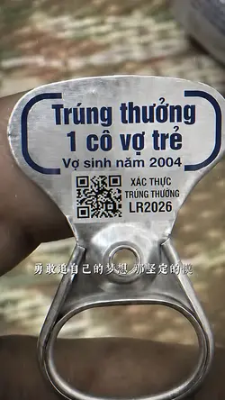 Trúng thưởng một cô