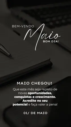 Bem vindo Maio 