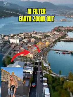 Earth zoom out AI