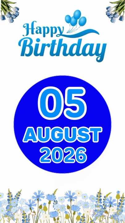 05 Agustus ulang tahun 