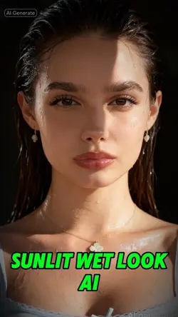 sunlit wet look 