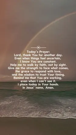 Todayโs Prayer