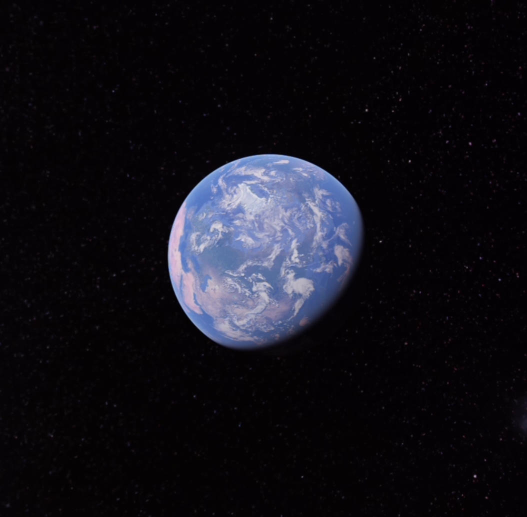 Earth zoom in AI