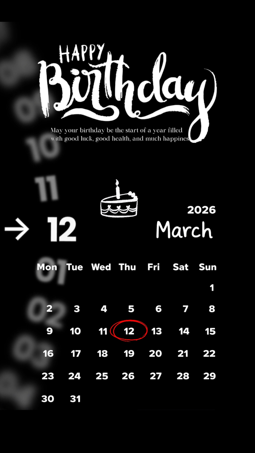 Doğum Günü 12 Mart