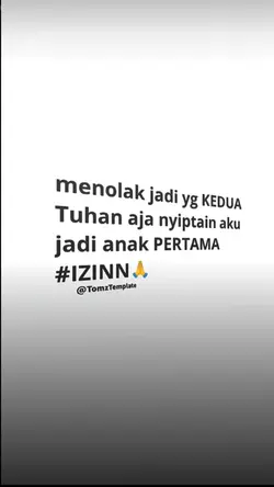 menolak jadi yang ke