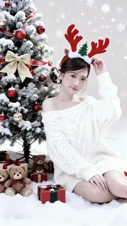 Mẫu giáng sinh AI 