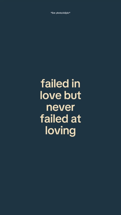 FailedInLove