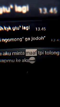 aku minta maaf