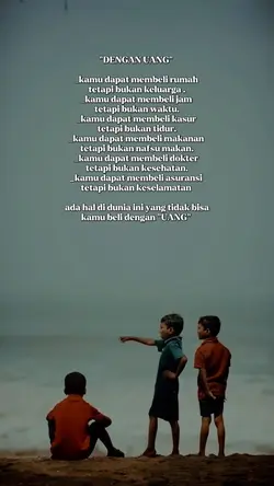 Uang bukan segalanya