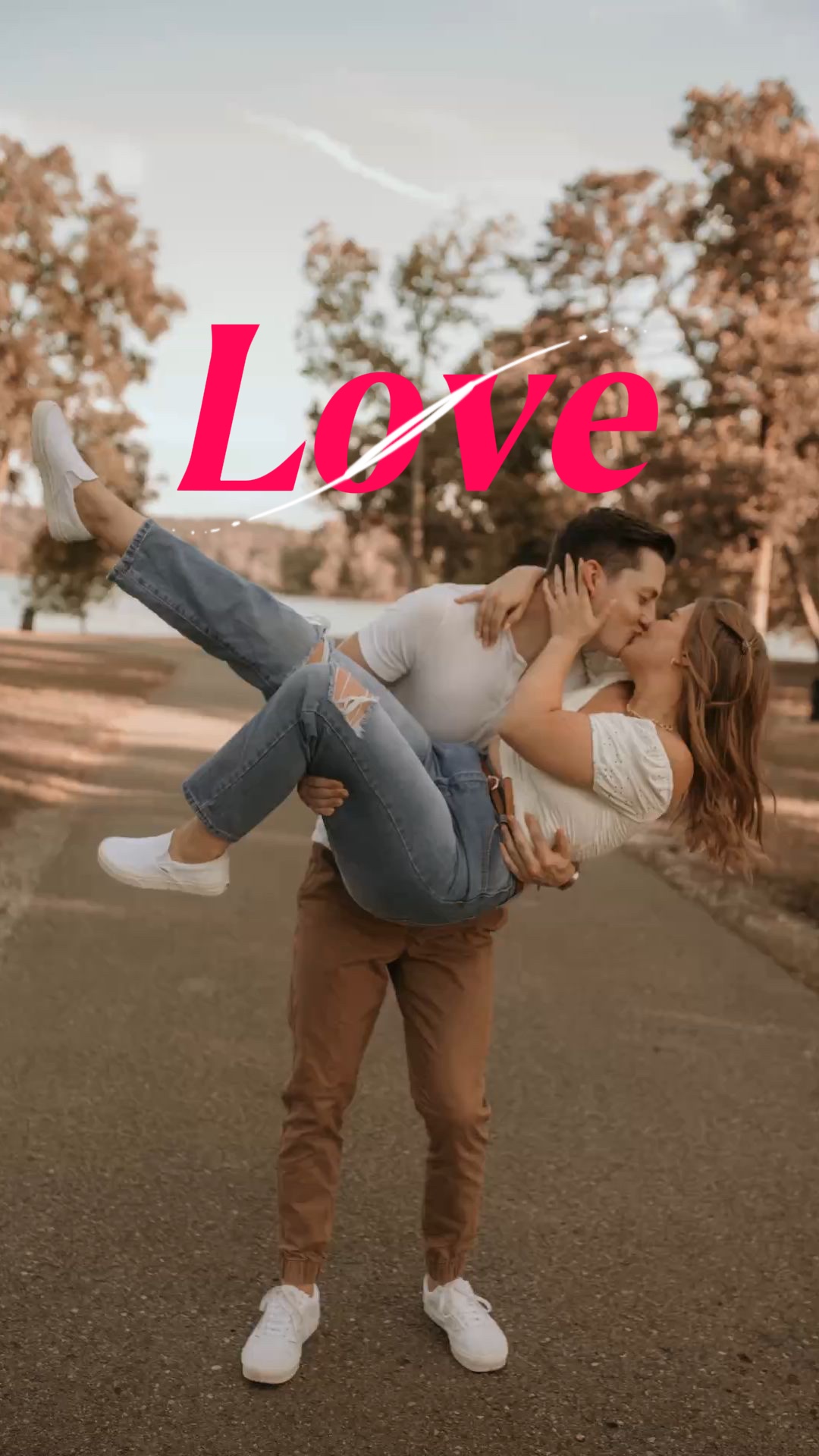 Romantik aşk çifti
