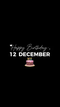 hbd 12 december 