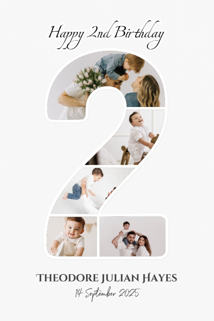 Feliz Aniversário 2 anos