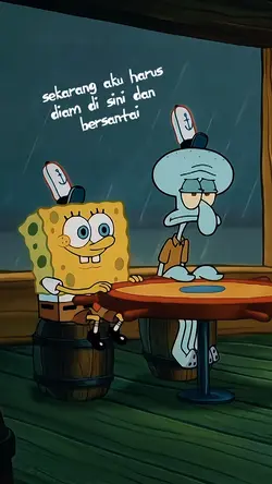 aku akan bersantai..