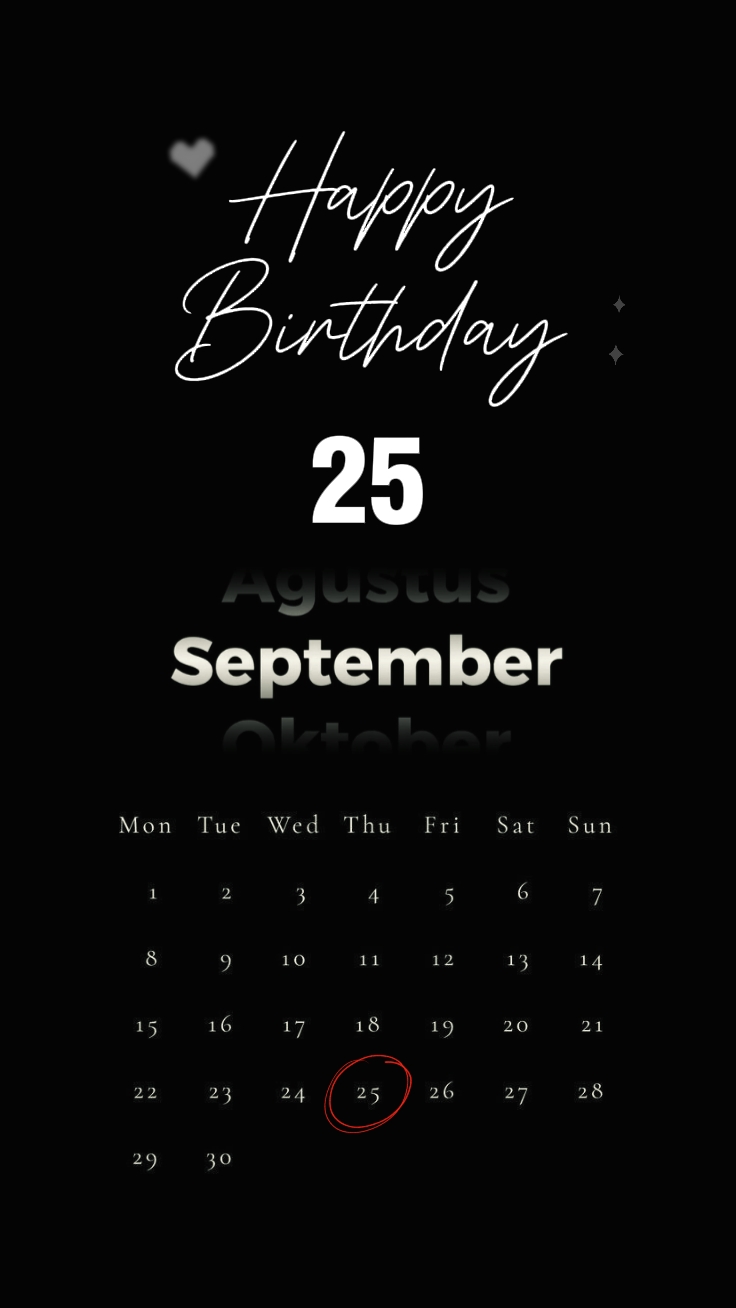 HBD 25 September 
