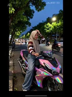 naik aerox wanita
