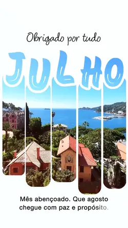 Obrigada julho