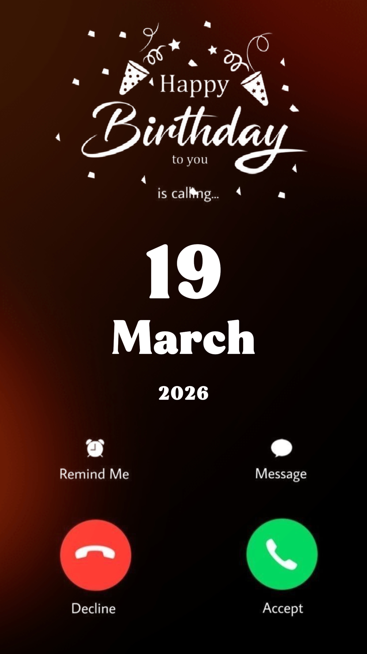 HBD 19 DE MARZO