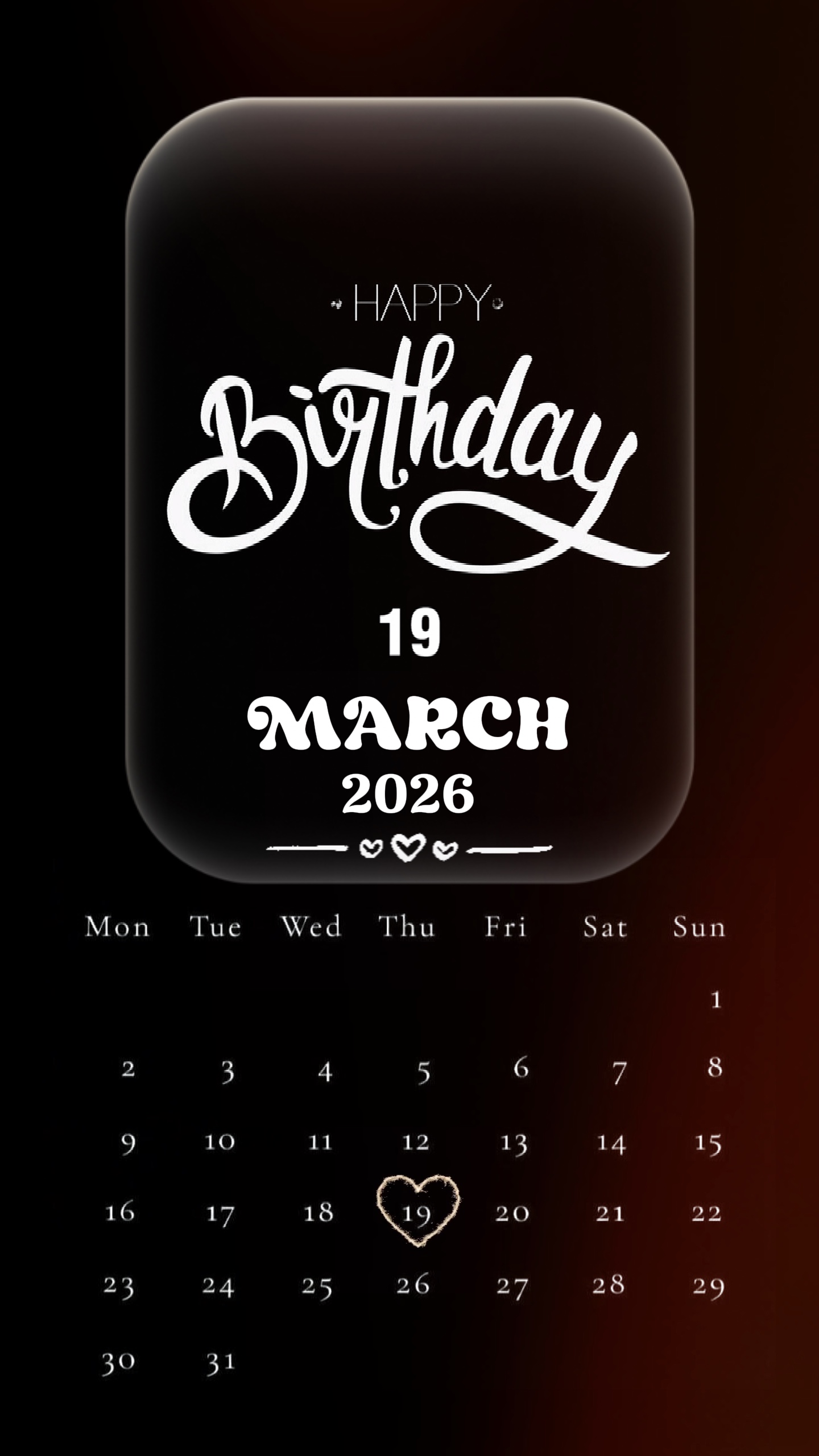 ANNIVERSAIRE LE 19 MARS
