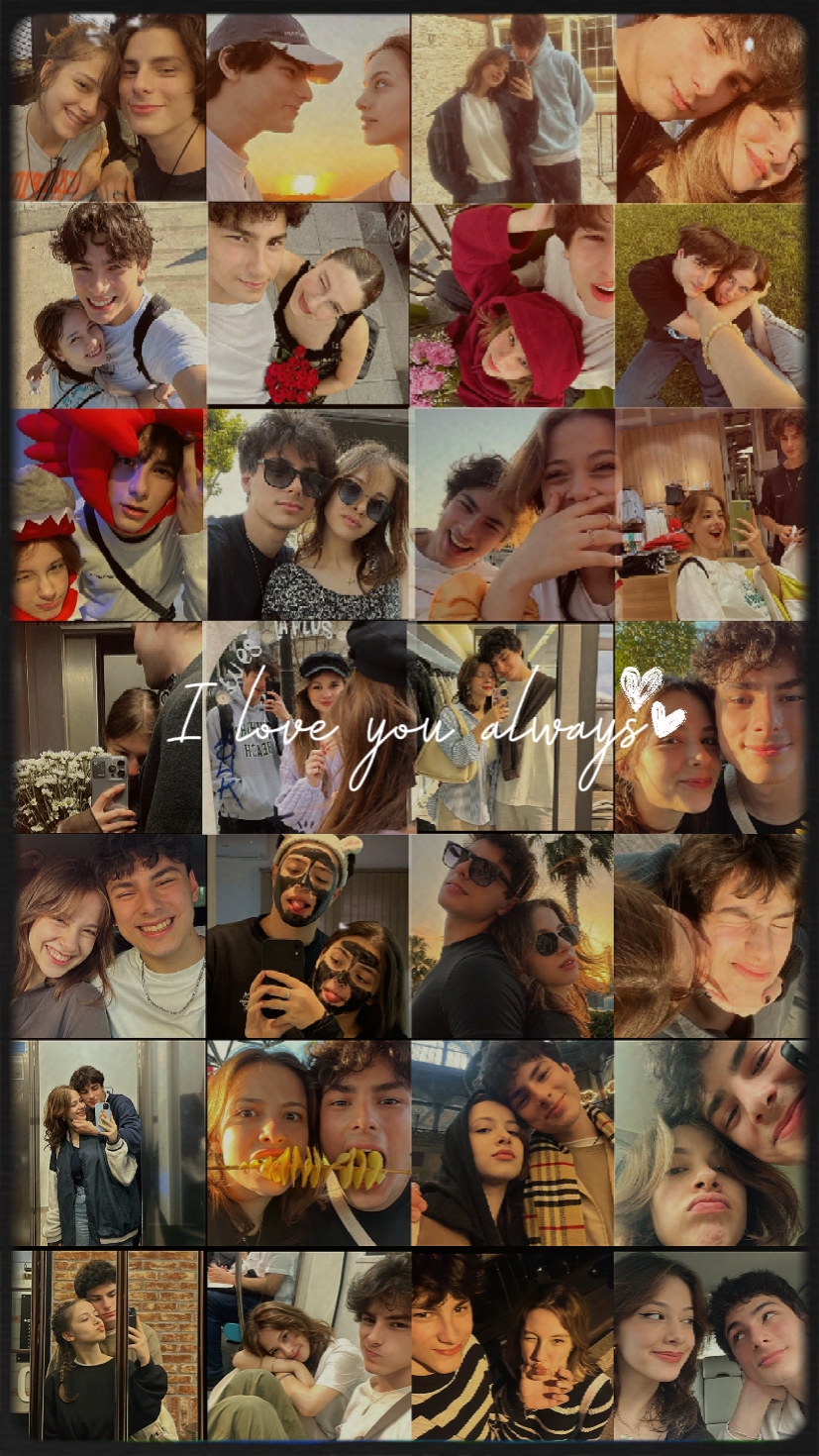 Tendencia de collage de 28 fotos