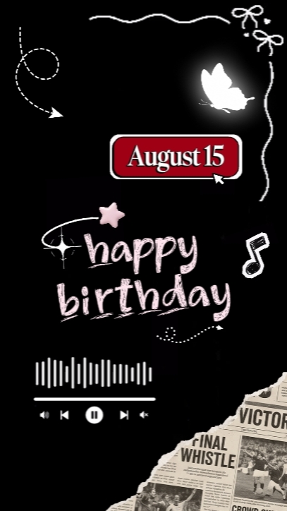 Birthday 15 August