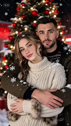 Christmas couple