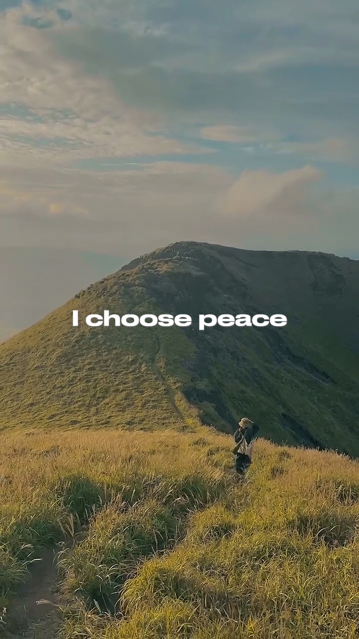 i choose peace