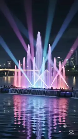 화려한 분수쇼
