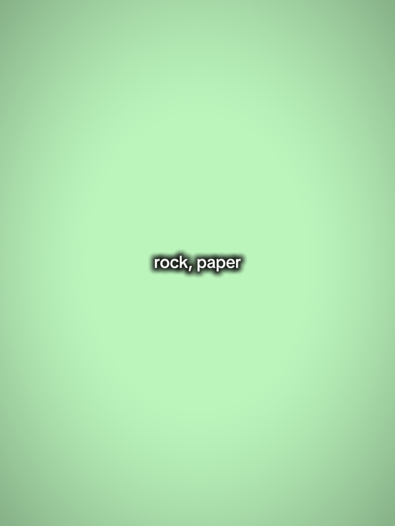 rock paper scissors