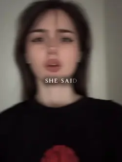 She said