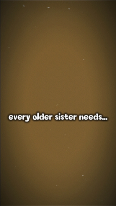 La hermana mayor necesita 