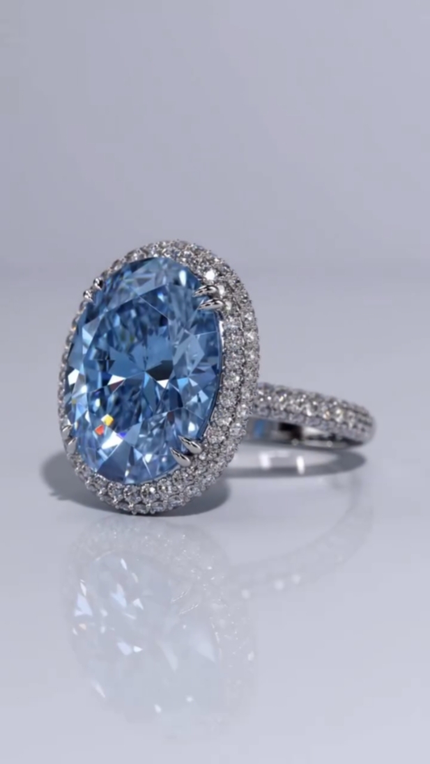 Anillo Shappire Azul