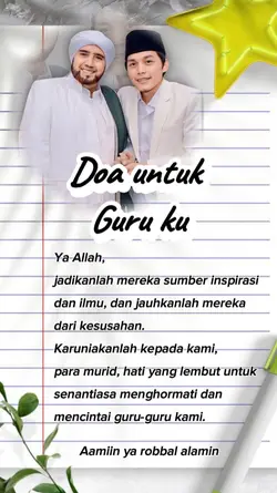 DOA UNTUK GURUKU