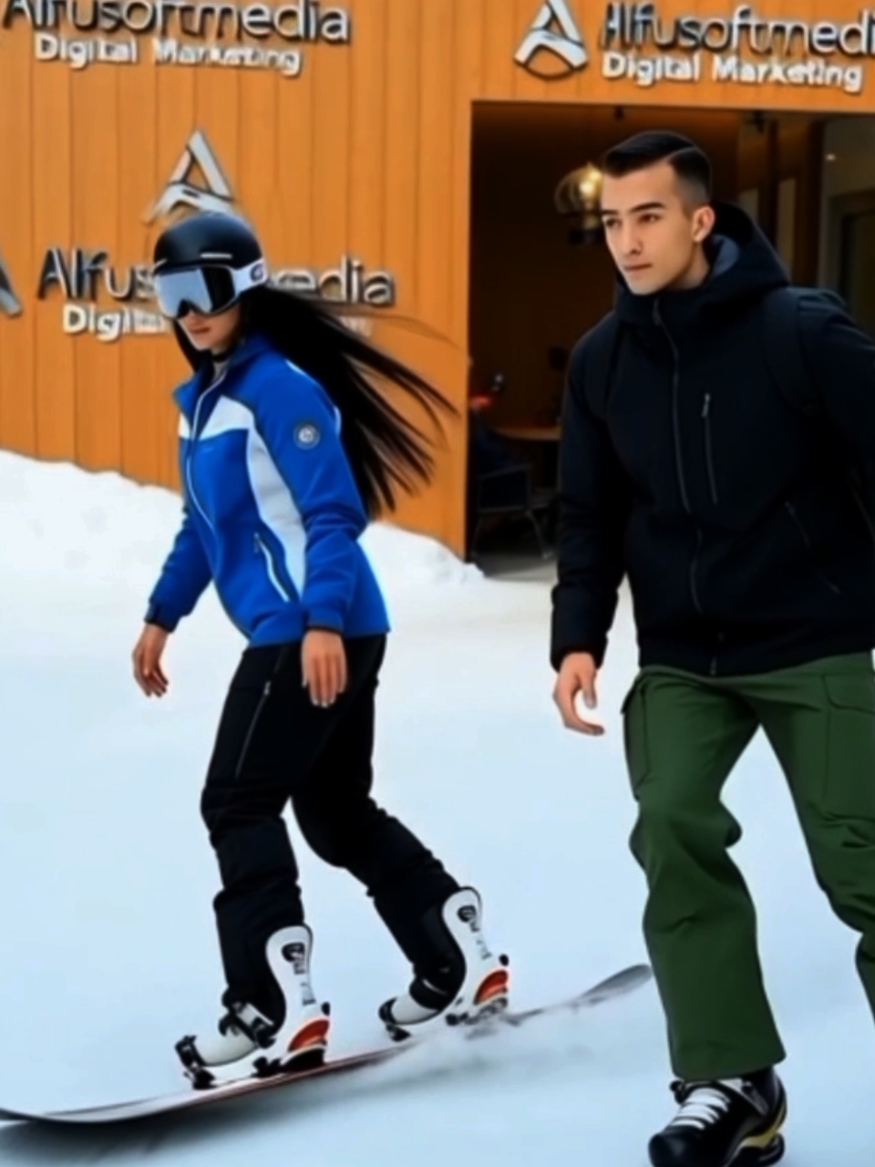 Snowboarding Velo us