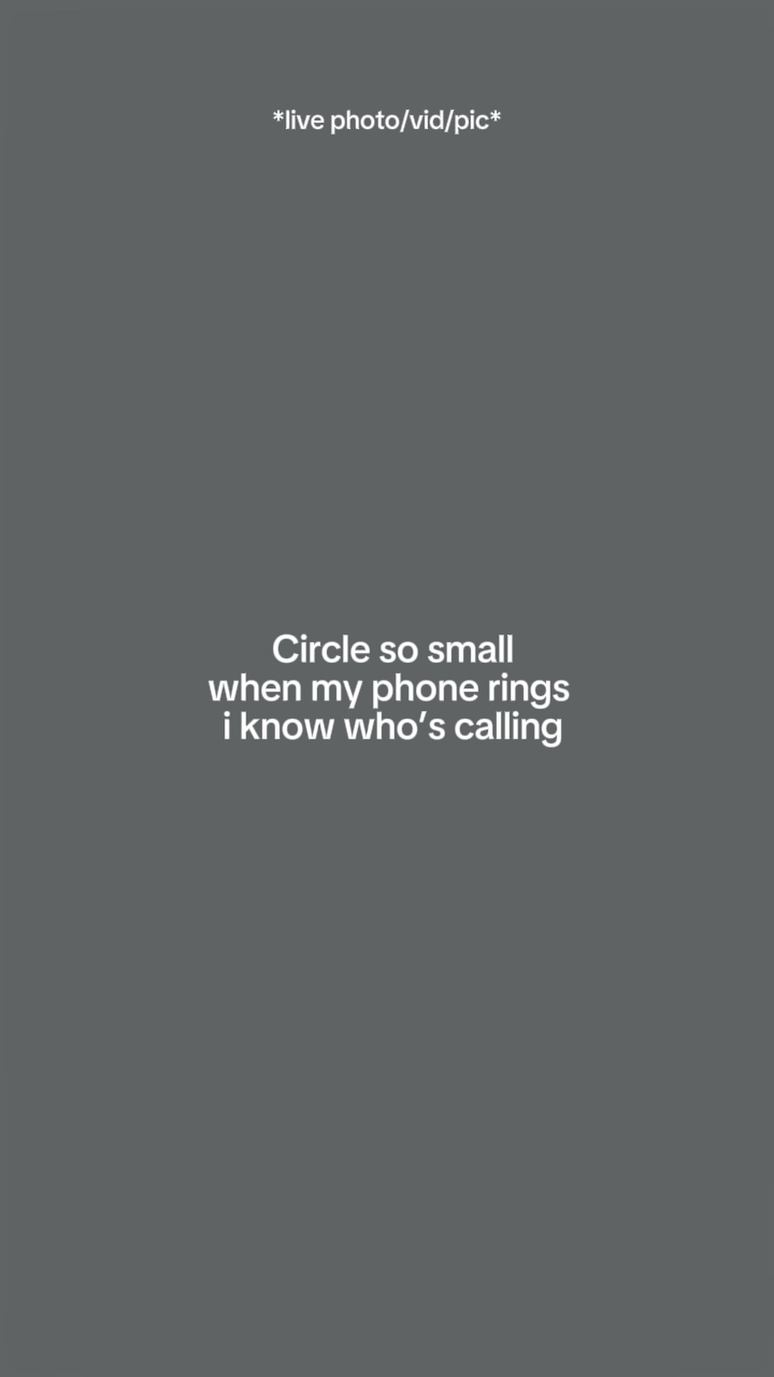 when my phone rings 