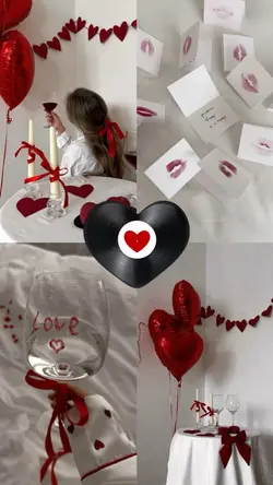 valentine’s collage