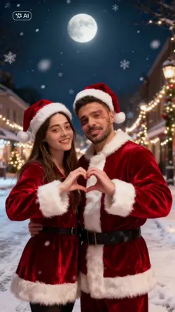 Christmas couple