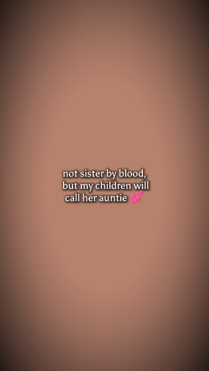 NICHT SCHWESTER DURCH BLUT 