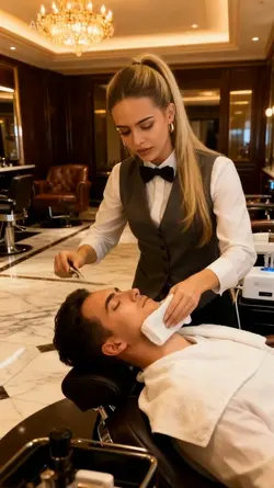 luxury hotel barber