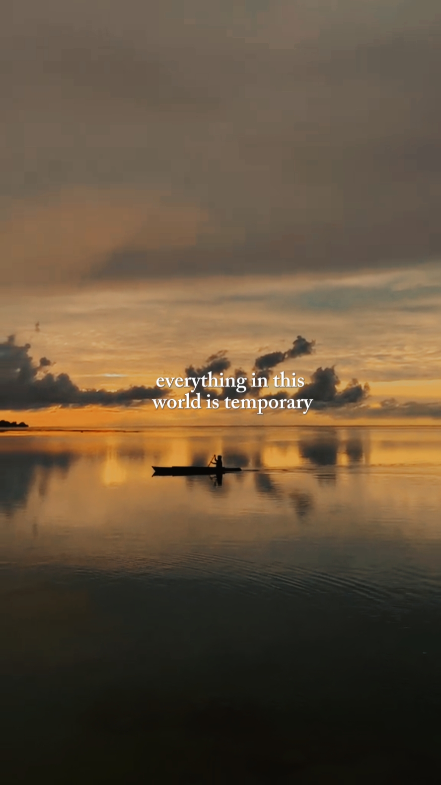 world is temporary 