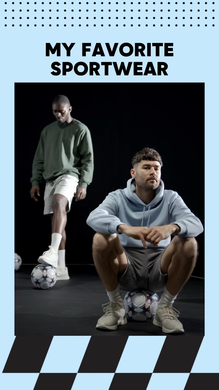 Sportwear Product Display TikTok Style