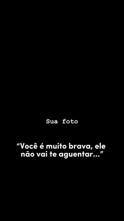 Ele não vai t aguent