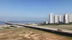 송도에서 보는 광경