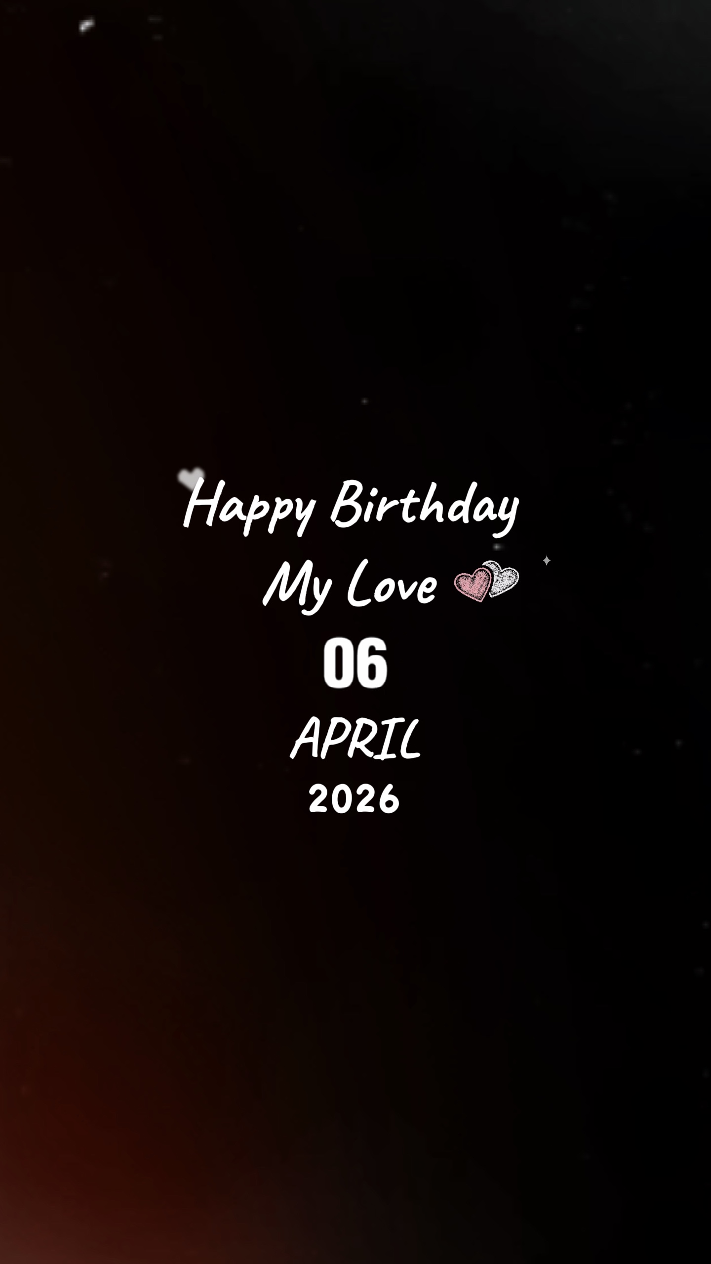 HBD LOVE 06 APRIL
