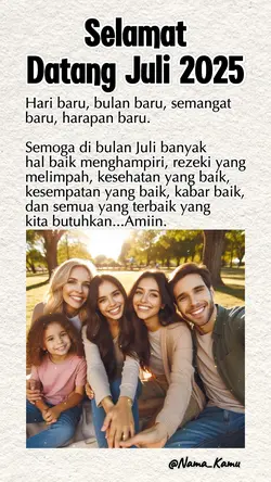 Selamat Datang Juli 