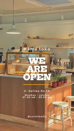 Toko sudah buka