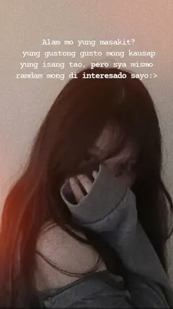 Alam mo ung masakit?