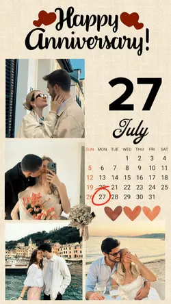 Anniversary 27 July