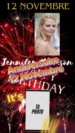 Anniversaire 12 Nov