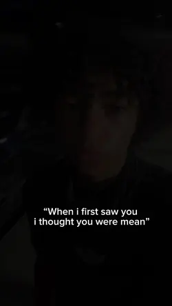 I thought u was mean